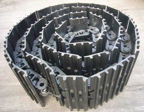 Black Excavator Track Chain Assembly - Itr, Kmf, Ch