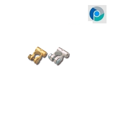Brass Solder Type Battery Terminals - 11-13 mm Size, Polished Finish | High Durability, Corrosion Resistance, Low Maintenance Cost