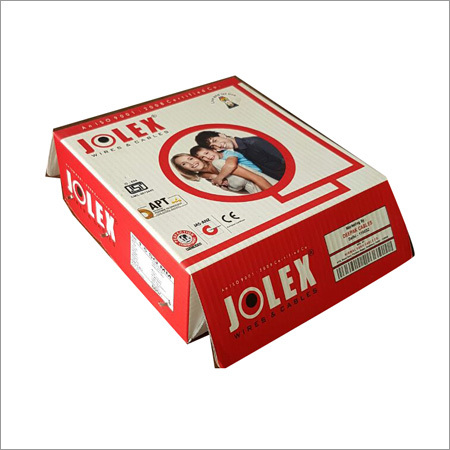 Paper Packaging Box - Cardboard, 12x12x12 Inches, Red Color | Sturdy Design, Glossy Lamination, High Strength, Long-Lasting Quality