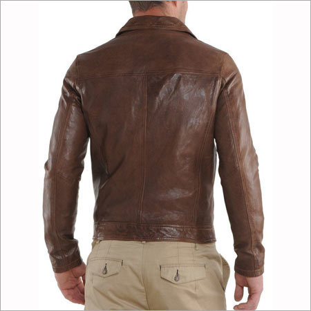 Mena S Brown Leather Jacket