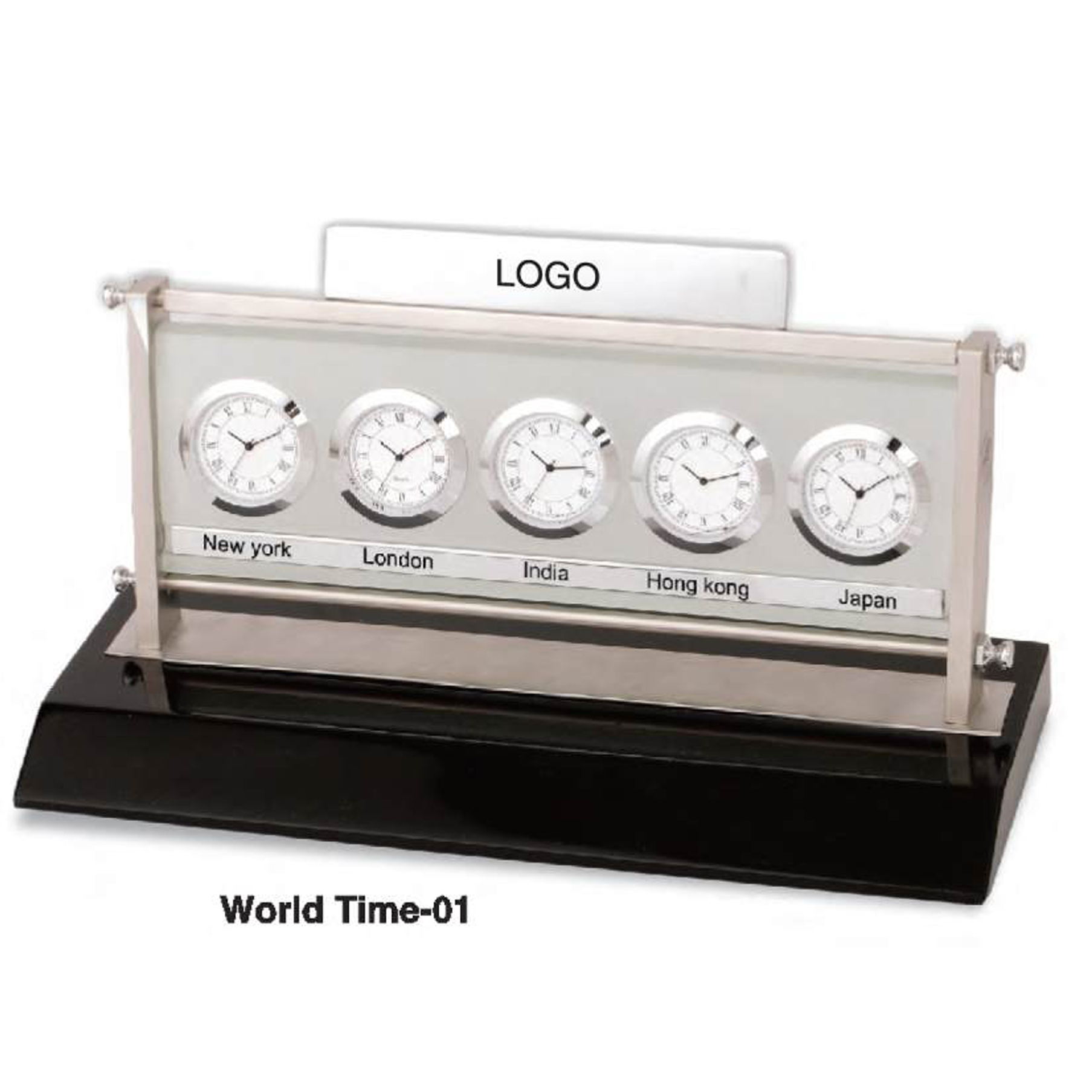 Black World Time Clock