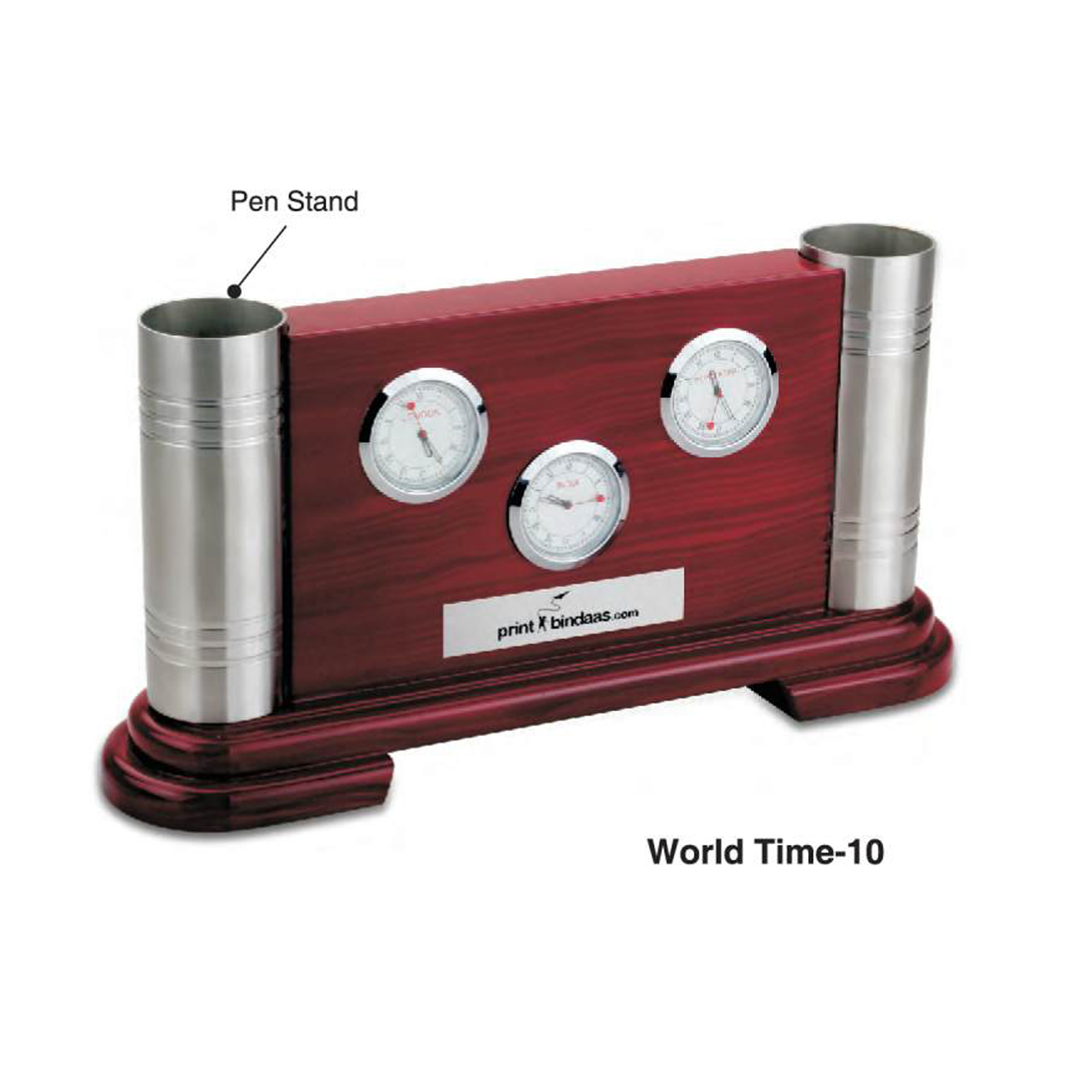 Black World Time Clock