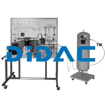 एक पिस्टन कंप्रेसर का कंप्यूटर नियंत्रित थर्मोडायनामिक चक्र