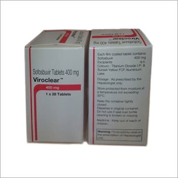 Viroclear Tablets - 400mg Antiviral Medication for Chronic Hepatitis C Treatment | Take as Directed by Physician, Suitable for All Ages, Store Below 30°C