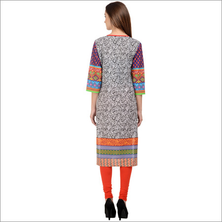 Multicolor Cotton Kurti