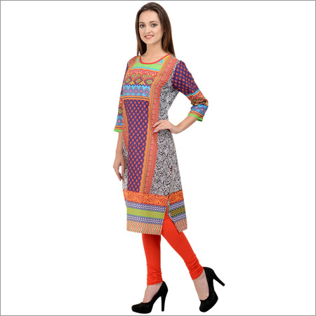Multicolor Cotton Kurti
