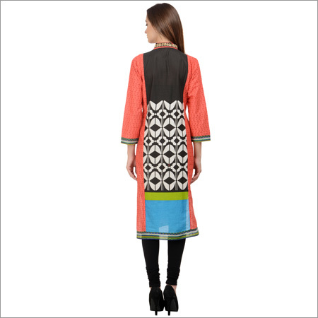 Kurti With One Side Pocket