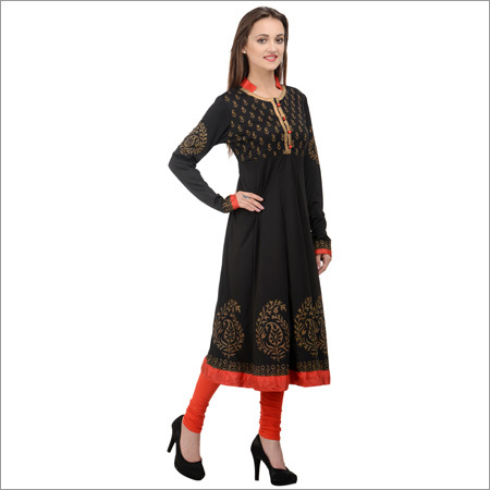 Black Anarkali Kurti