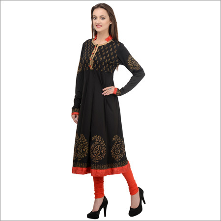 Black Anarkali Kurti
