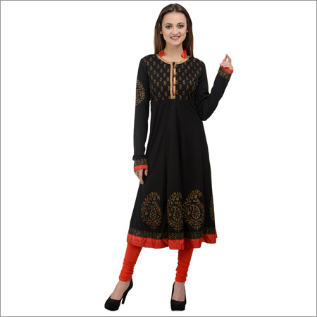 Black Anarkali Kurti