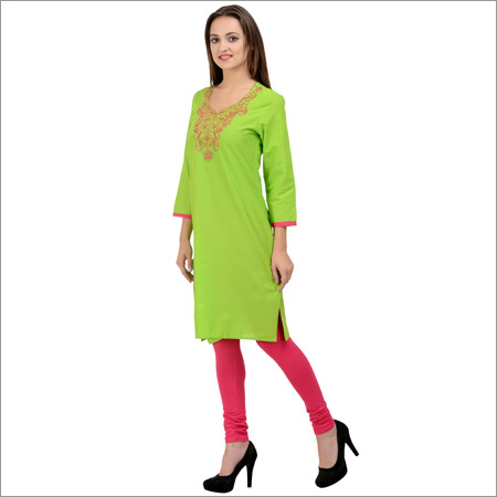 Embroidered Cotton Kurti