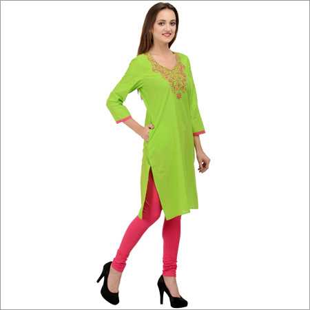 Embroidered Cotton Kurti