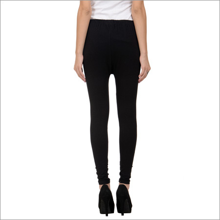 Indian Black Cotton Lycra Leggings