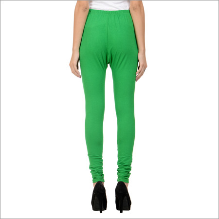 Cotton Lycra Leggings-green