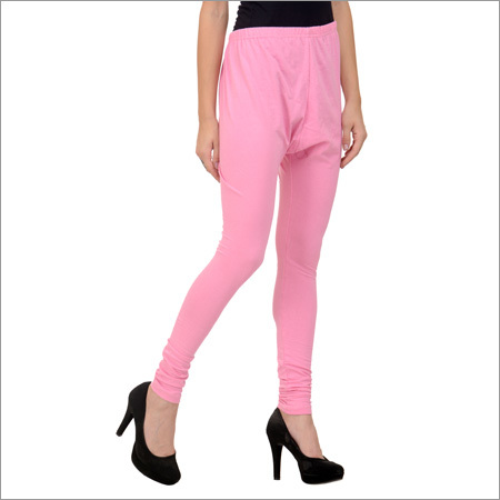 Light Pink Cotton Lycra Leggings