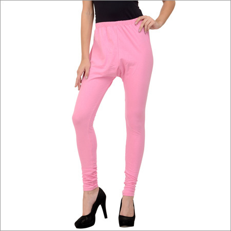 Light Pink Cotton Lycra Leggings
