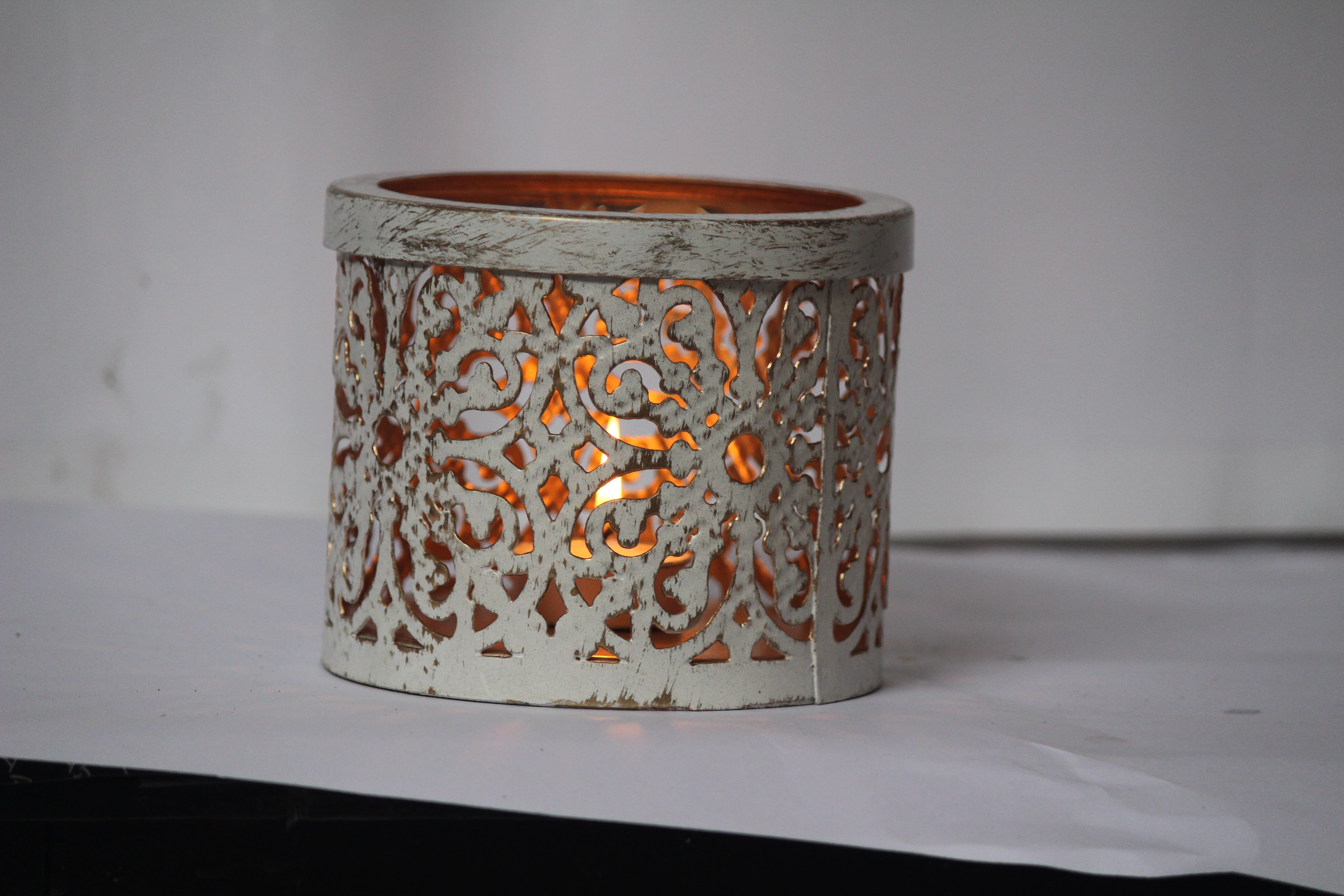 Coated Pillar Votive