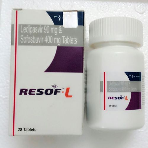 Resof-L Tablets - Ledipasvir (90mg) + Sofosbuvir (400mg) | Antiviral Medicine for Chronic Hepatitis C Treatment, Dosage Guidelines for Safe Use