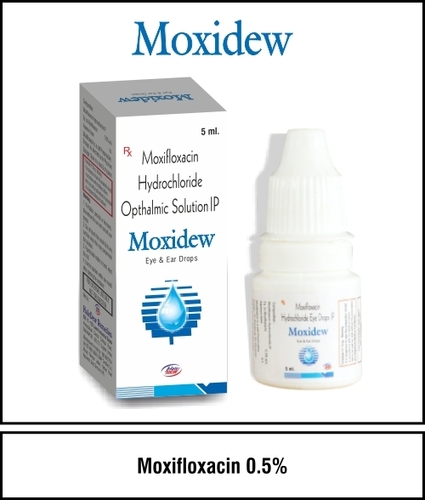 Moxifloxacin 0.5 % - Broad Spectrum Eye Infection Treatment | Excellent Penetration, Safe for All Ages, High Purity 99%