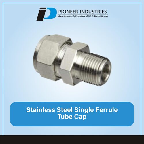 स्टेनलेस स्टील सिंगल फेरूल ट्यूब कैप