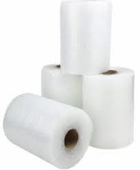 Wrapping Roll - Plastic Material, 50 Meter Length, 1 Millimeter Thickness, Soft White Color - Transparent Shrink Wrap for Secure Storage and Transport