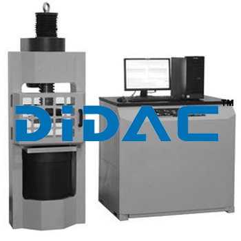 Compression Testing Machine  Frame Type With Hydraulic - Color: Multicolor