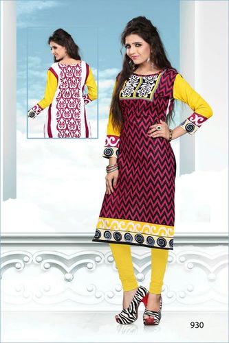 Washable Printed Cotton Kurtis