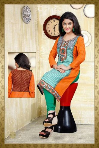 Washable Printed Cotton Kurtis