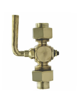 Pressure Gauge Valve - Bronze Ibr Body, Nominal Sizes 1/2" & 3/8", Max Working Pressure 250 Psig, Hydraulic Tested, Plug Type, Screwed Female Bsp Parallel Threads