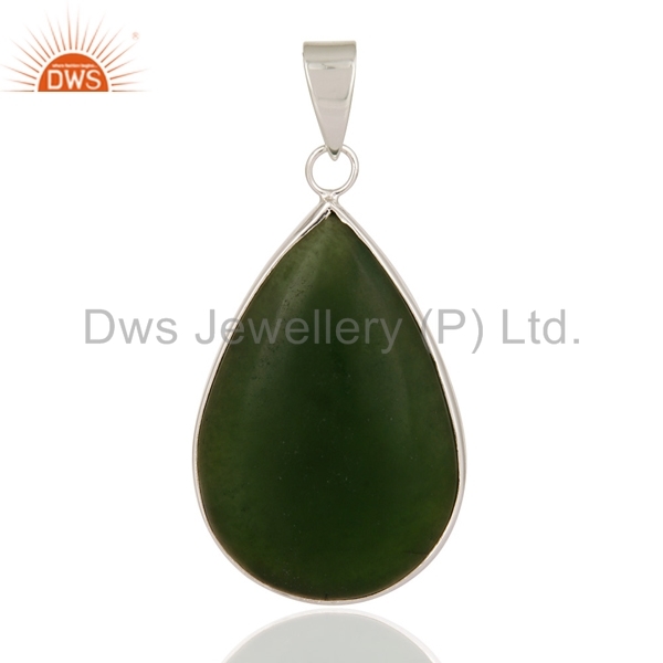 Vasonite Gemstone Pendant - 45x27 Mm 925 Sterling Silver | Exquisite Design, High Fashion Appeal, Free Shipping Available, Ideal For Weddings And Anniversaries