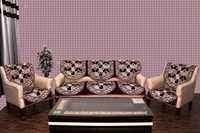 Printed Chenille Sofa Cover Destiny