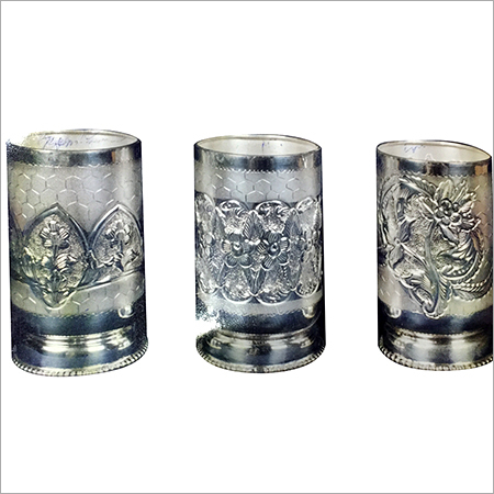 सिल्वर पैटर्न ग्लासेस