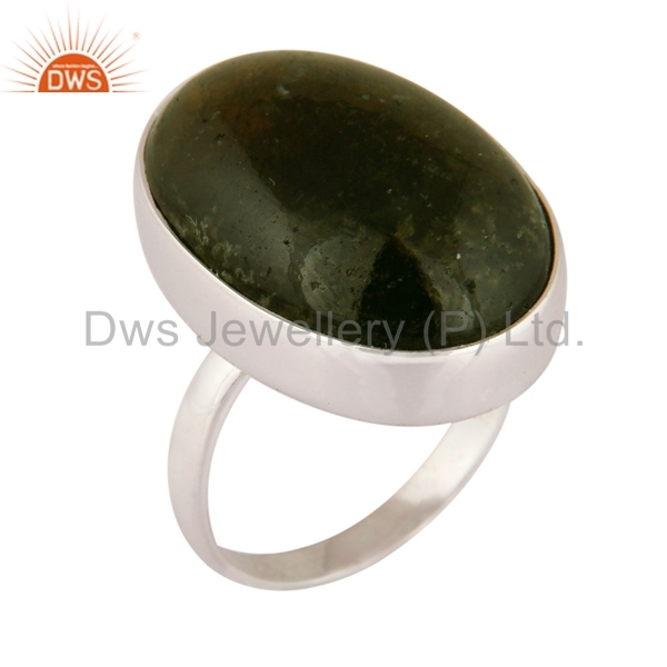 Sterling Silver Vasonite Gemstone Ring Gender: Women