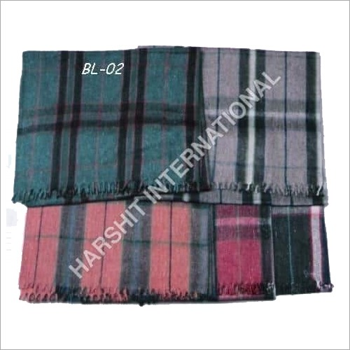 Relief Woolen Blankets - 145x225 cms, Assorted Striped Design | Soft, Skin-Friendly, Fade Resistant, Lightweight for Home, Hospital, Military, Travel