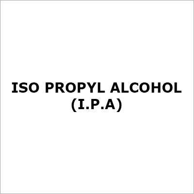 Iso Propyl Alcohol (I.p.a)