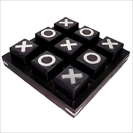 लकड़ी का टिक टैक टो खेल