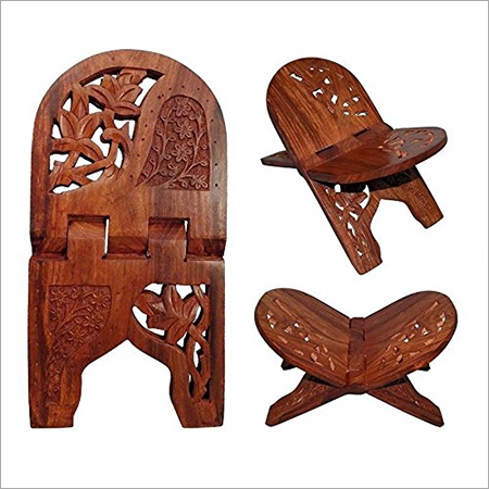 लकड़ी का फोल्डिंग पवित्र पुस्तक स्टैंड