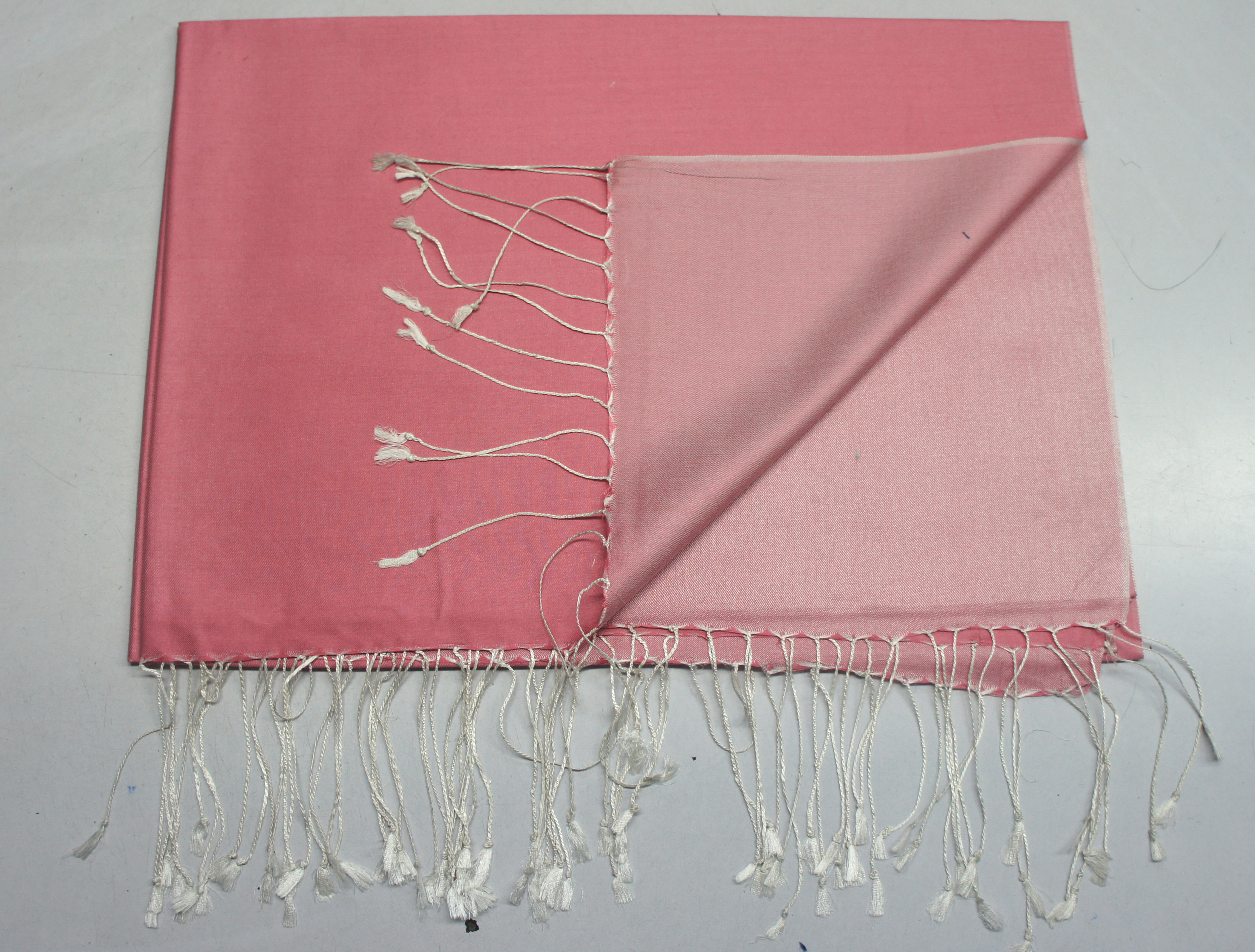 Available In Beautiful Colours Reversible Silk Shawls