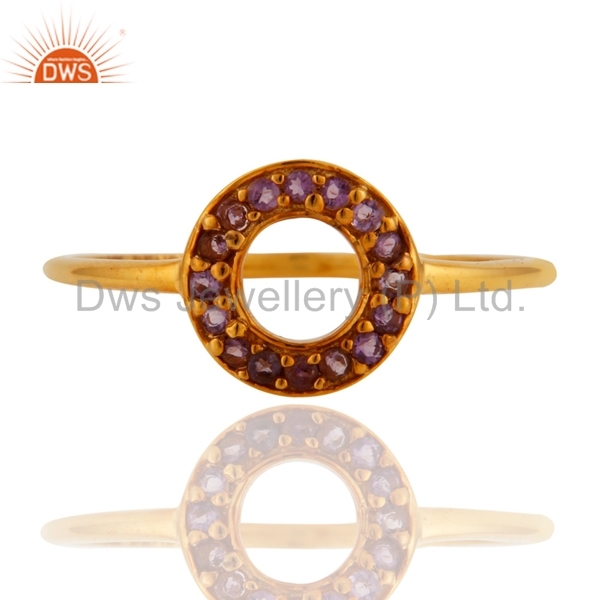 Solid Yellow Gold Birthstone Wedding Rings Gender: Women's