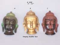 पीतल का बुद्ध का चेहरा