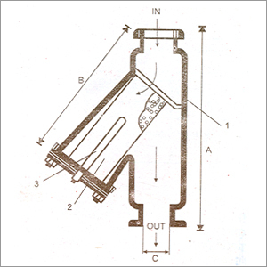 माइल्ड स्टील Y प्रकार का स्ट्रेनर