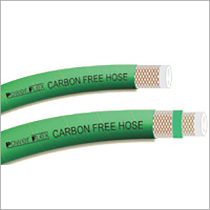 Carbon Free Hose - PVC Material, Customizable Length, Various Sizes, Green Color | High Durability, Abrasion Resistance, Flexible Design, Gas Transfer Application