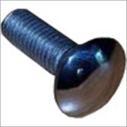 Carriage Bolt - Galvanized, 2-4 Inch | Silver Color, Accurate Dimensions, Excellent Threading, Non-Corrosive, Sturdy Design