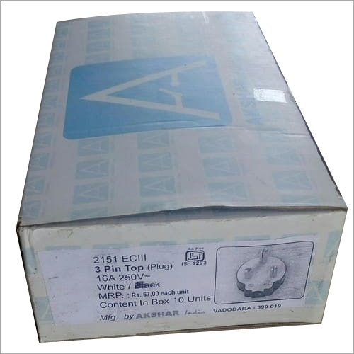 Electrical 3 Pin Plug Top Application: Industrial/Domestic/Commercial
