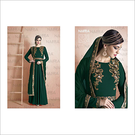 Dry Cleaning Fancy Designer Semi Stiched Suit