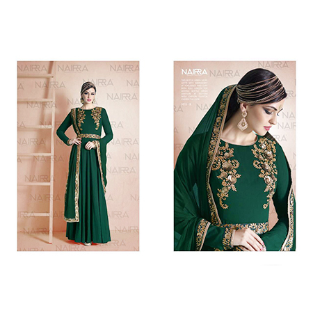 Unstitched Gota Patti Suit