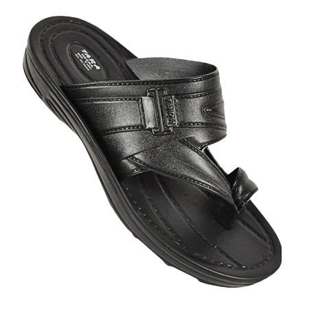 Heera Slipper - Color: Black And Orange