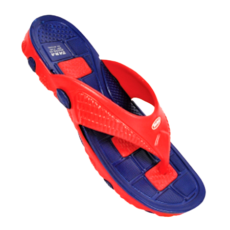 Boxer-02 Slipper - Color: Navy Blue And Grey