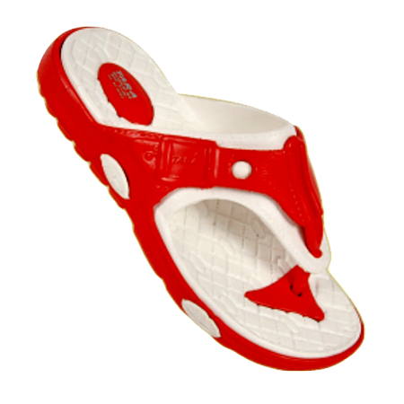 Boxer-04 Slipper - Color: Red And Black