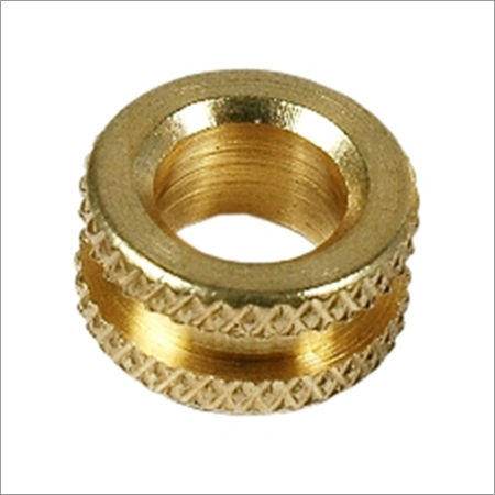 Brass Cross Knurled Inerts